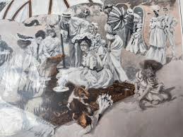 Picnic On The Beach 1908 Harrison Fisher Art Print Victorian Family Fine Cond. | eBay