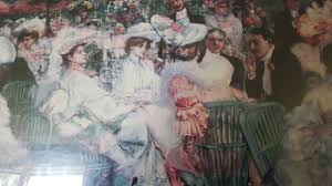 41"x31H" LE DINER A L'HOTEL RITZ PARIS 1904 PIERRE GEORGES JEANNIOT, Wood Framed | eBay