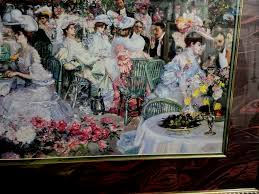 Le Dinner A L'Hotel Ritz Paris"- 1904 Signed 36x45 Pierre-Georges Jeanniot | eBay