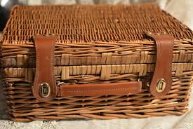 Picnic Time Wine & Cheese Wicker Basket Picnic Set; Service ...