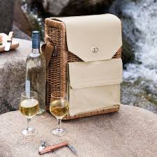 Picnic Time Corsica Willow Wine and Cheese Picnic Basket ...