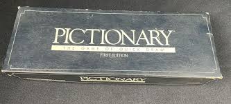 Pictionary First Edition 1985 The Game of Quick Draw Vintage ...