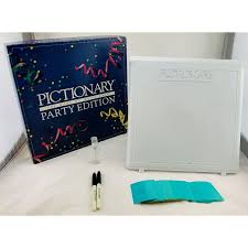 Open Box Pictionary Party Edition 1989 Complete Great ...