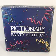 Vintage 1989 PICTIONARY PARTY EDITION Complete Quick Draw ...
