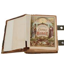 Antique Pictoral Family Bible, Dictionary, and Cities of the ...