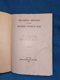 1944 Pictorial History Of The Second World War Volume 2 Vintage Book WWII WW2 HC | eBay