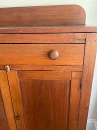 Antique Primitive Solid Walnut Jelly Cabinet | eBay