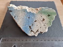 Original Very Large 16 cm Piece of the BERLIN WALL on Slate ...