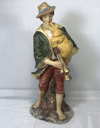 Grandeur Noel 10 Inch Piper Shepherd Porcelain Nativity ...