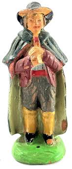 Vintage Terracotta Nativity Shepherd Figure 3.5” Hand ...