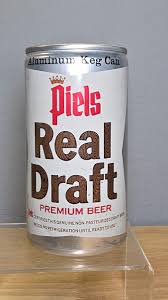Vintage PIELS Real Draft Beer Can Aluminum Keg Style No Tab Empty Retro Look | eBay