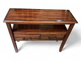 Sold at Auction: Two-Drawer Hall Table