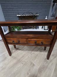 29" tall, 36" wide, 12" deep. | small sofa table | Osage ...