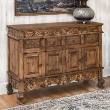 Sedona Scroll Reclaimed Wood Buffet | Black Forest Decor