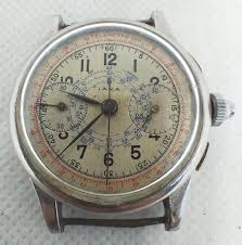 Vintage 3 Button Watch IAXA Chronograph Landeron 47 Swiss ...