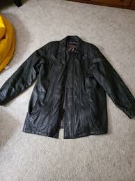 Wilsons Black Full Zip Leather Jacket Thinsulate Removable ...