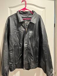 Oscar Piel Perfect Leather Jacket VTG Made USA Black Leather ...