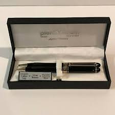 Vintage Pierre Cardin Pen & Mechanical Pencil Set Black w Gold Accents in Box | eBay