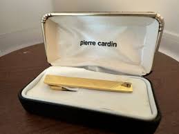 VINTAGE Pierre Cardin Tie Clip Paris New York Gold Tone ...