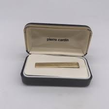 Vintage Pierre Cardin Gold Tone Tie Clip Bar With Original ...