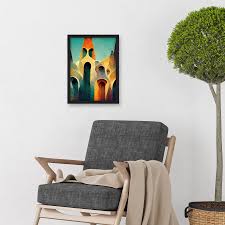 Amazon.com: Colourful Modern Painting Gaudi Style ...