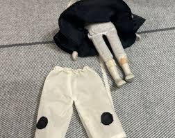 Vintage Antique Small Porcelain Bisque Pierrot Teardrop Clown Stuffed Body Collectible Victorian Doll in Black and White Outfit - Etsy