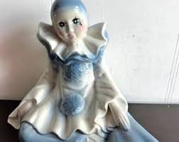 Vintage Retro Vintage Pierrot Clown Statue From the 80s Art ...