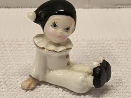 Vintage Bone China Miniature French PIERROT Clown Child ...