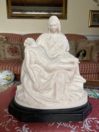 Pieta Sculpture Statue Jesus Mary Dep R Leonii Kosmo Roma - Etsy