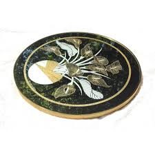 1970s Sandoval Calla Lily Round Mirror | Chairish