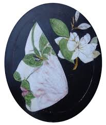 Barbara (Oval canvas) by Karenina Fabrizzi | Buy Art Online | Rise Art