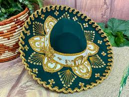 Classic Kids Mexican Sombrero -Green Bay Colors (167bc99)