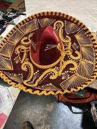 Vintage Sombrero Pigalle 23” Red Rare | eBay