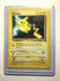 NM Pokemon PIKACHU Card BLACK STAR PROMO Set #4 Movie ...