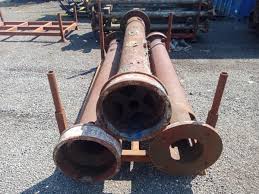 Used Decorative Cast Iron Post - Large - 2210mm High From Ainscough Metals