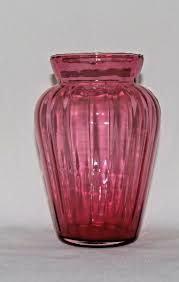 VINTAGE CRANBERRY PILGRIM VASE 6 1/2" TALL | eBay