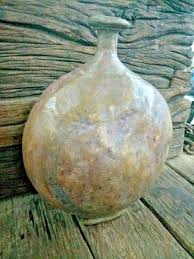 Old Vintage Handcrafted Camel Original Leather Wine / Water ...