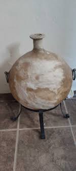 Beautiful amphora skin water, hand crafted vintage on a very ...