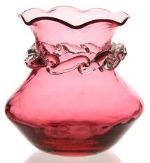 Cranberry 3" Flower Vase by Pilgrim Glass | Replacements, Ltd.