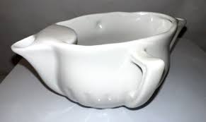 Pillivuyt White Porcelain French Double Handled Gravy Boat Fat Separator antique | eBay