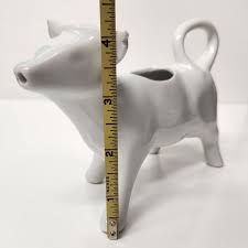 Vintage Porcelain Pure White Cow Creamer "pillivuyt France ...