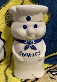 1973 Vintage Pillsbury Doughboy Poppin Fresh Cookie Jar Ceramic 10.5" Awesome | eBay