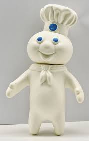 Vintage Pillsbury Dough Boy Rubber Doll 1971 Swivel Head ...