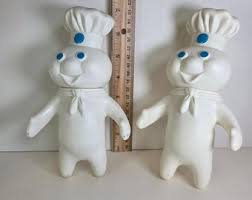 Lot of 2 Vintage 1971 Pillsbury Doughboy Vinyl Figures 8.5 ...