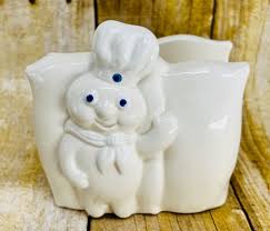 Vintage Ceramic Pillsbury Doughboy Napkin Holder, Poppin ...