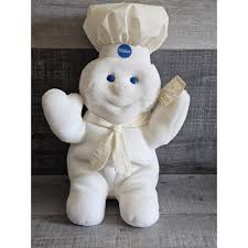 Vintage Pillsbury Doughboy Plush, 1997 Stuffed Animal W Tags ...