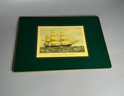 Vintage The Clipper Ship "Highflyer" 1111 Tons wall hanging ...