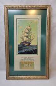 1935 Advertising Wall Calendar Pro Framed The Sunrise ...
