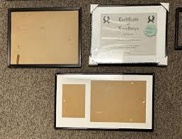 Lot of 9 Black Photo Picture Frames 5" x 7", 11" x 14" New ...