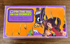 Vintage 1970s-80s Donkey Party Children's Games by Whitman ...
